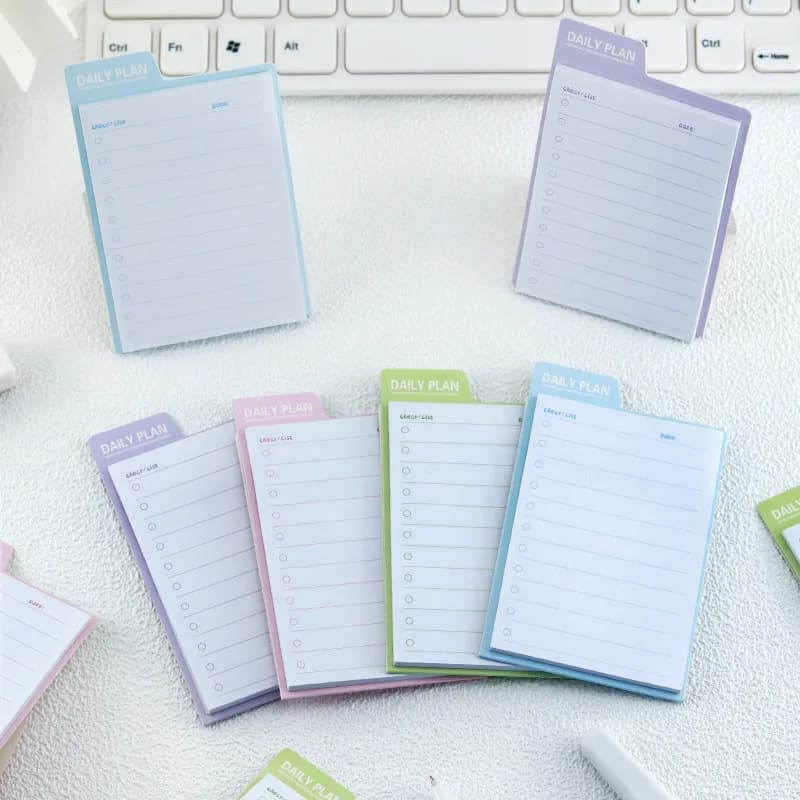 Le note adesive da scrivania Kawai Stationery possono essere utilizzate per prendere appunti sul desktop e per organizzare pianificazioni e memorie in modo chiaro e immediato. Adorabili.
