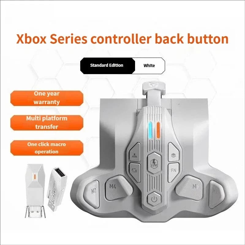 Back Key Wireless Receiver for Xbox Series Controller, Dedicated Back Key Macro Gaming Grip Accessory
