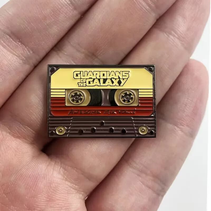 Tape Music Enamel Pin Brooch Retro Metal Paint Badge Accessories Badges on Backpack Pins for Caps Anime Lapel Cap