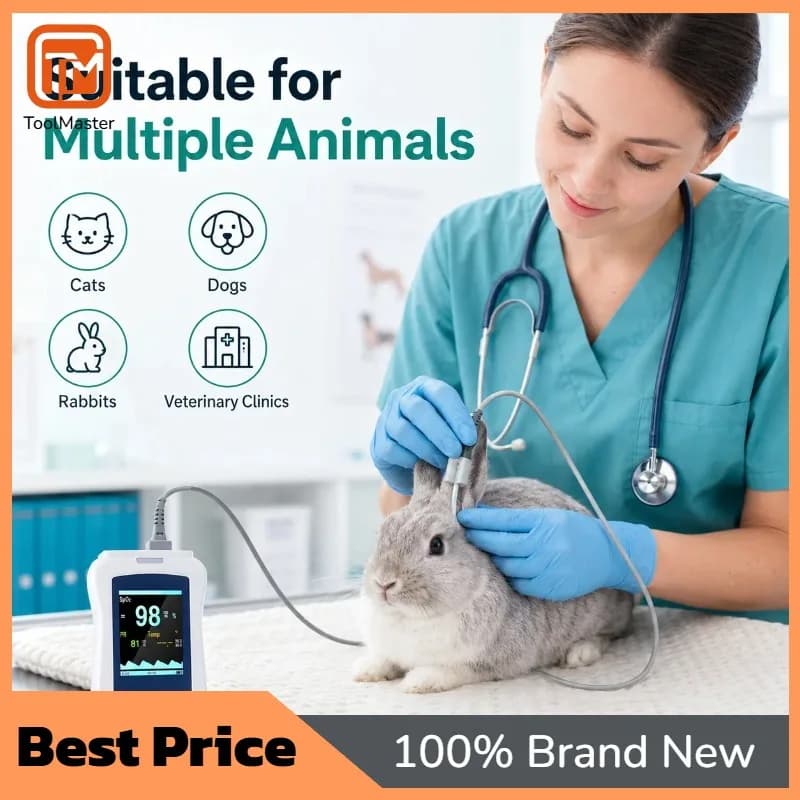[Hot Sale]Digital Veterinary Pulse Oximeter With Motion Compensation Low Perfusion SpO2 Monitor For Animal Emergency Care