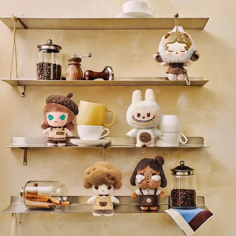 POPMART POP BEAN COFFEE FACTORY Series Blind Box Guess Bag Mystery Box Toys Doll Anime Figure Ornamenti Collezione regalo