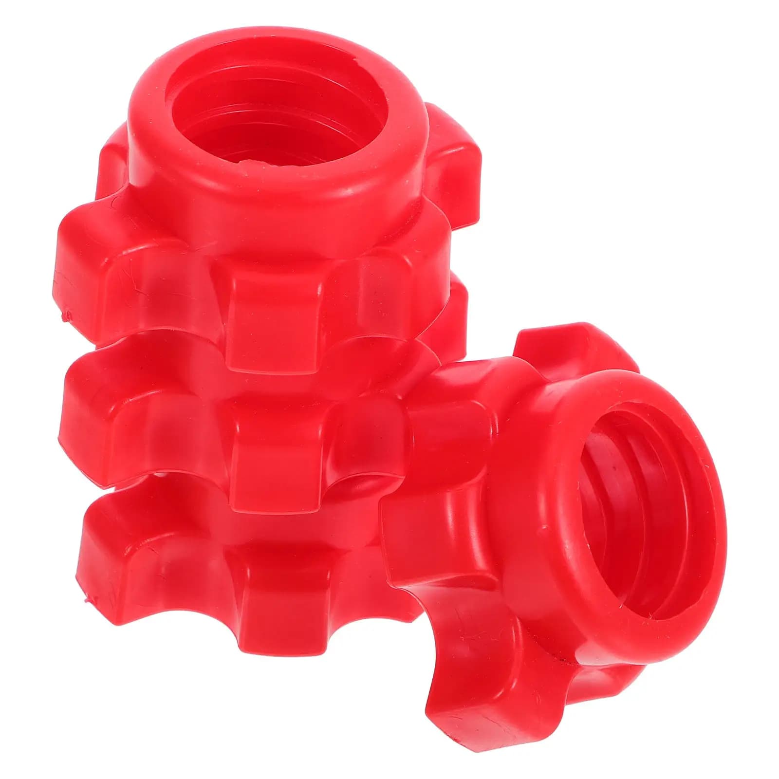 4Pcs Barbell Nut Dumbbell Locking Screw Plastic Fixing Collar for Dumbbell Bar End Cap Fitness Equipment Accessories Gym Use