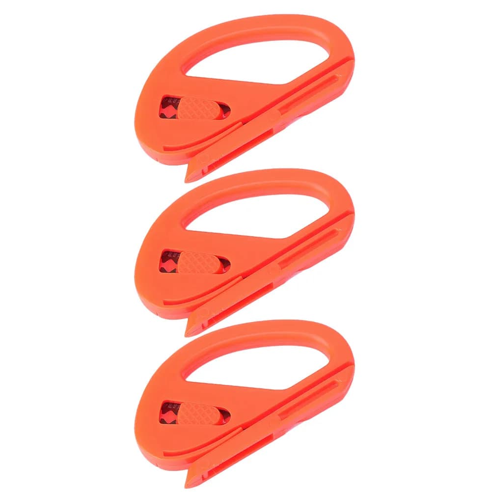 Set di 3 Taglierine di Sicurezza per Pellicole in Vinile, Strumento Leggero per Taglio di Pellicole per Finestrini, Carta e Fibra di Carbonio