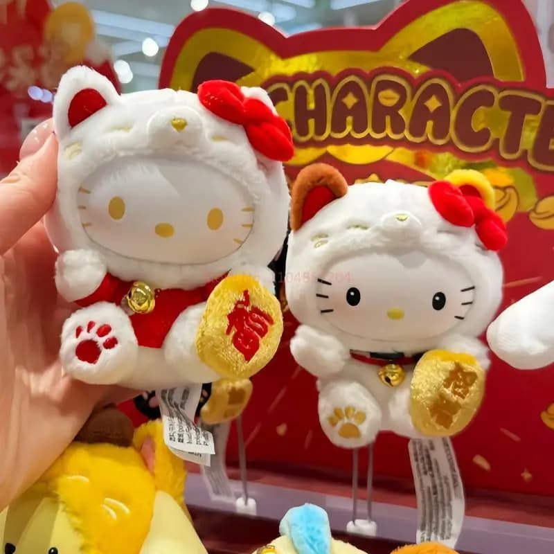 Nuova Serie Originale Sanrio Lucky Cat: Blind Box in Vinile, Simpatico Ciondolo per Borsa, Statuetta, Mystery Box, Giocattoli di Tendenza, Regalo di Compleanno per Ragazze