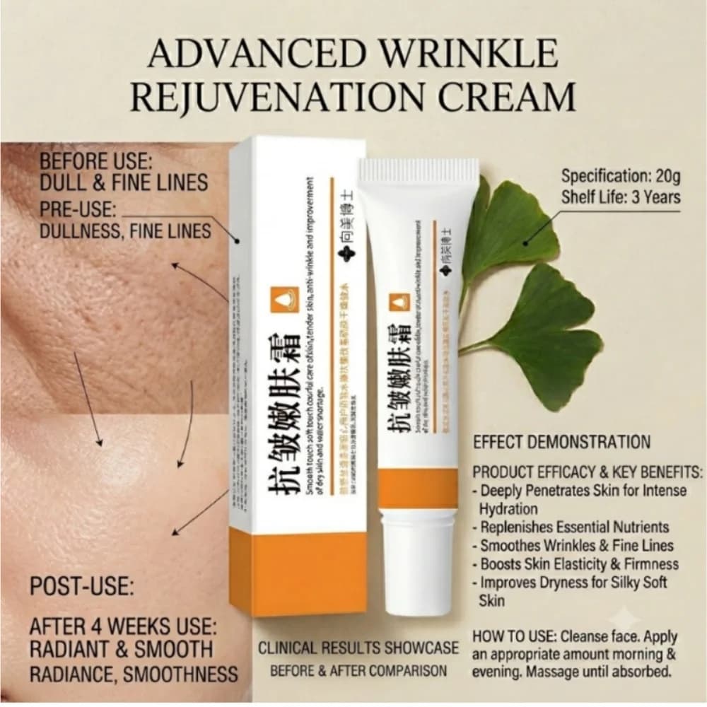 Dr. Xiangmei Nasolabial Folds Removal Cream | Anti-Wrinkle Face Lift & Firming | Deep Nourishing Skin Hydrating Care
