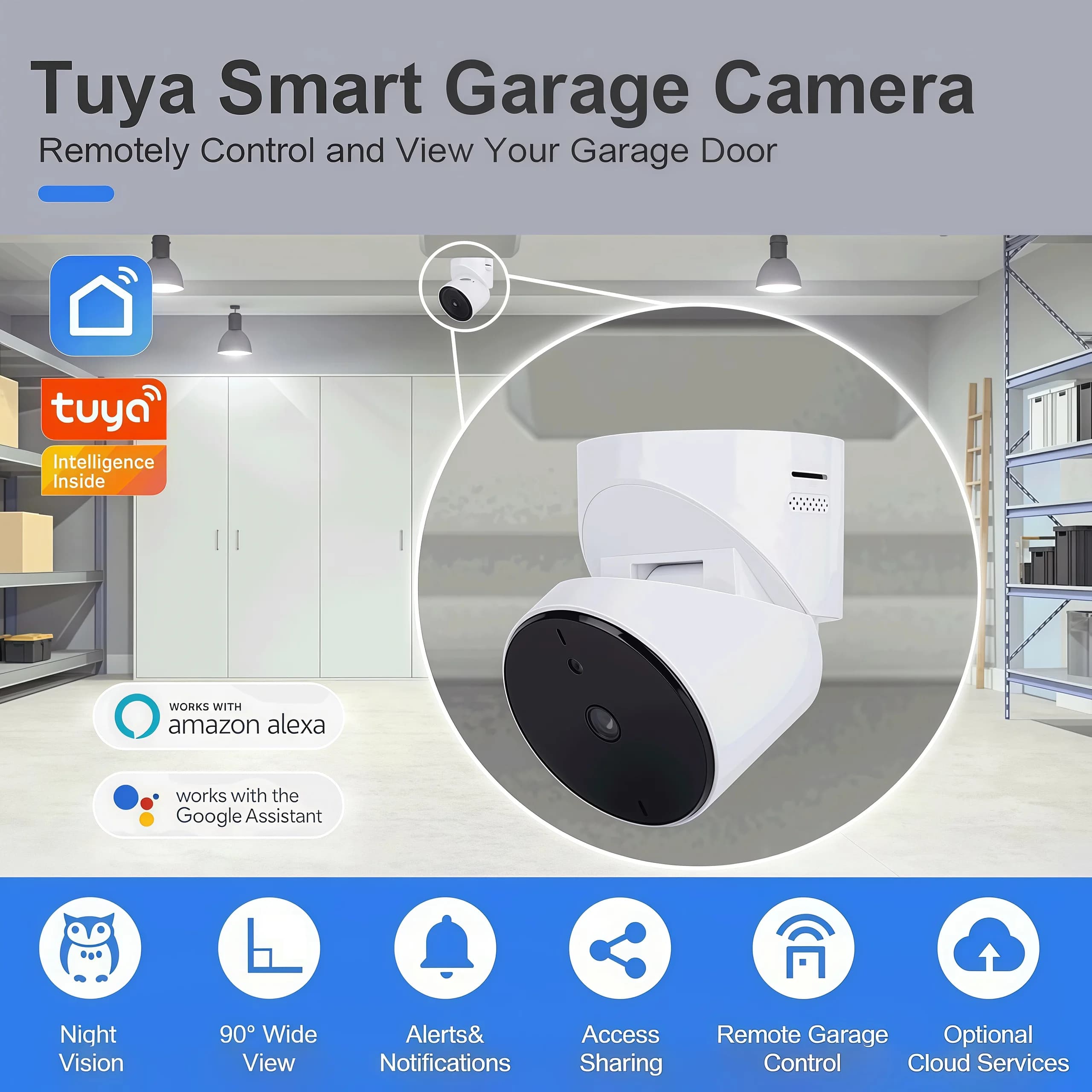 Telecamera intelligente WIFI Telecamera IP per visione notturna WiFi 2K HD Monitoraggio AI Monitor di sicurezza per bambini Telecamera Wi-Fi di rete 300W 4K