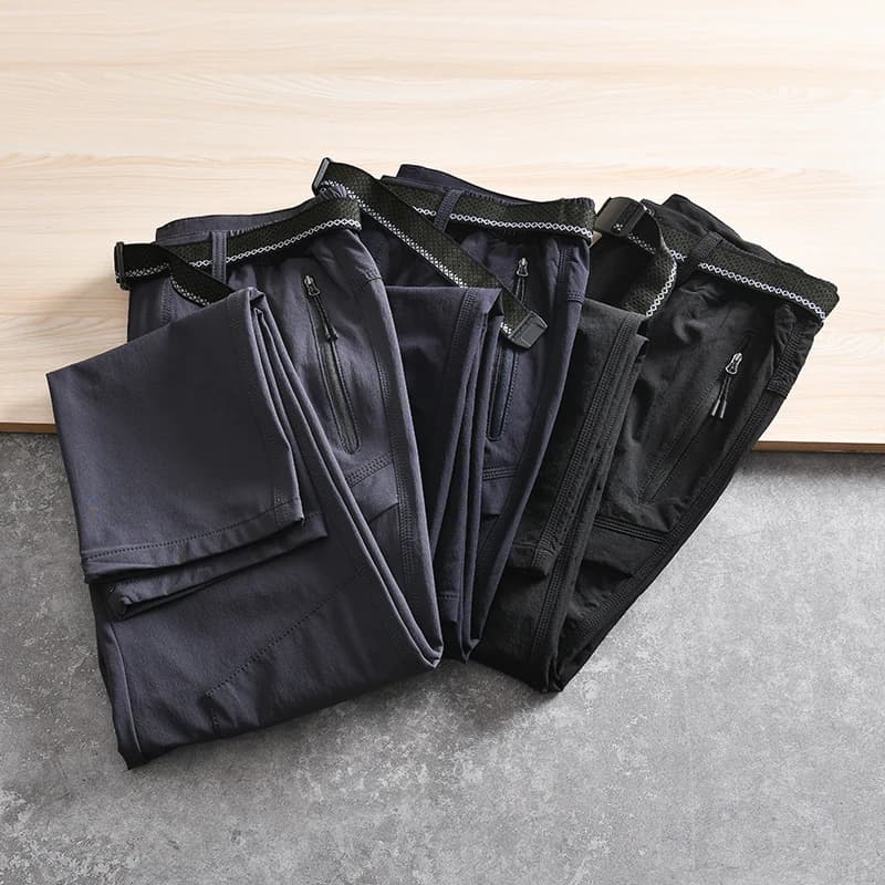 Pantaloni Lunghi da Uomo Casual Sportivi per Esterni, Gamba Dritta Sottile, Elastici, con Cintura Standard, Traspiranti e Leggeri