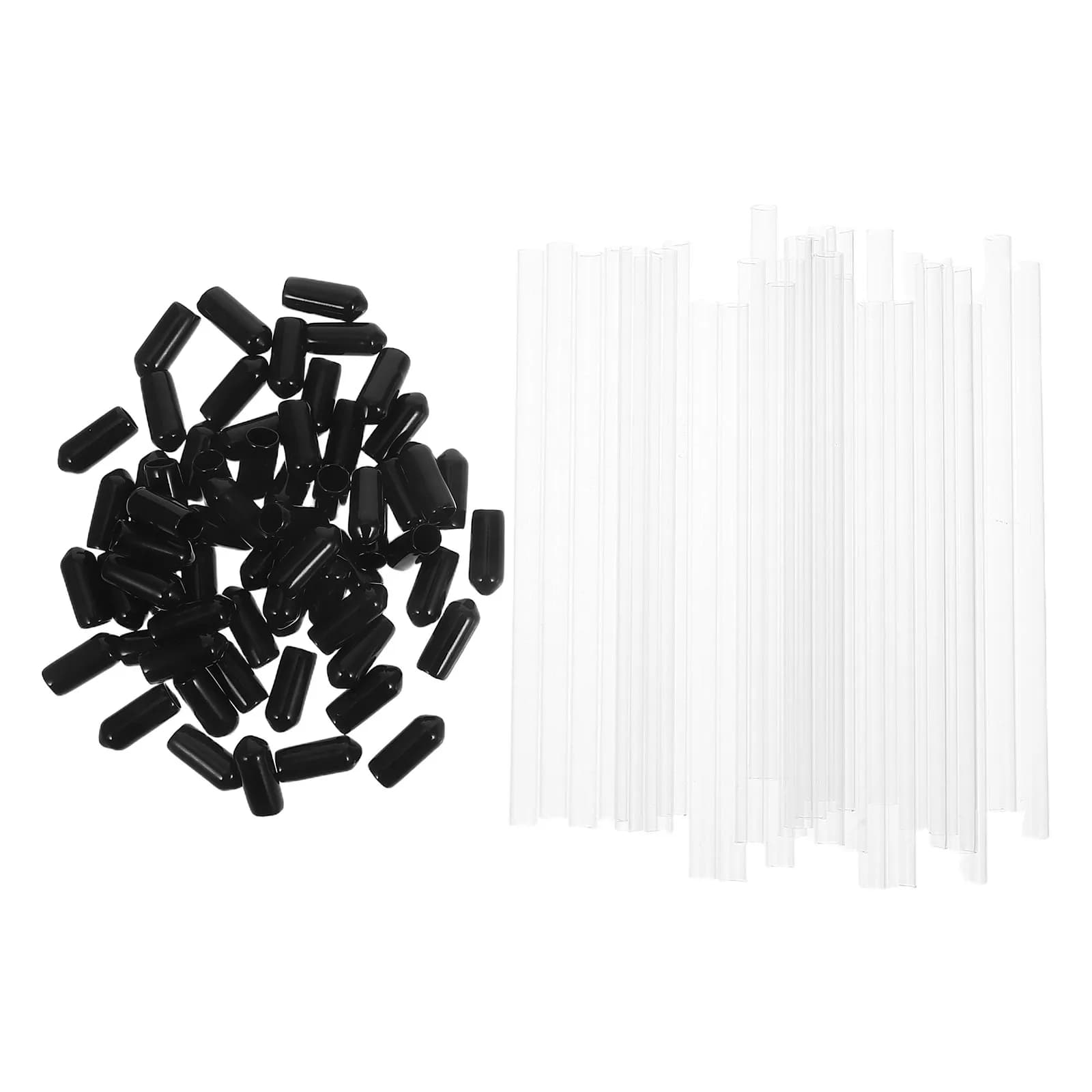 30 Pezzi Tubi in Acrilico Trasparenti per Incenso, Contenitori Porta Incenso, Porta Perle Aromatiche, Tubi per Meditazione, Yoga e Casa