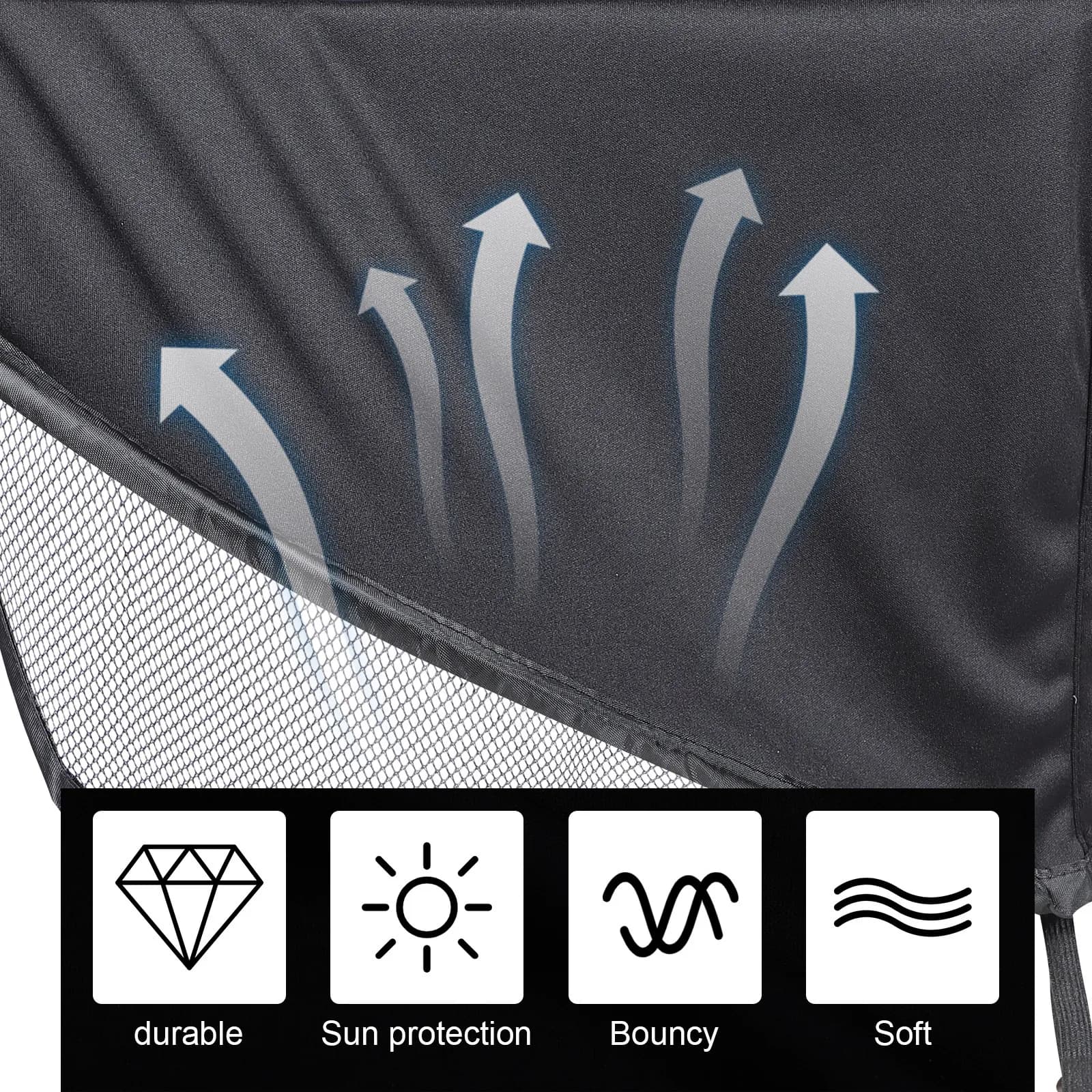 Tettuccio Parasole Resistente per Passeggino con Copertura Estesa, Protezione UV, Facile da Installare, Copertura Solare per Passeggino, Uso Esterno