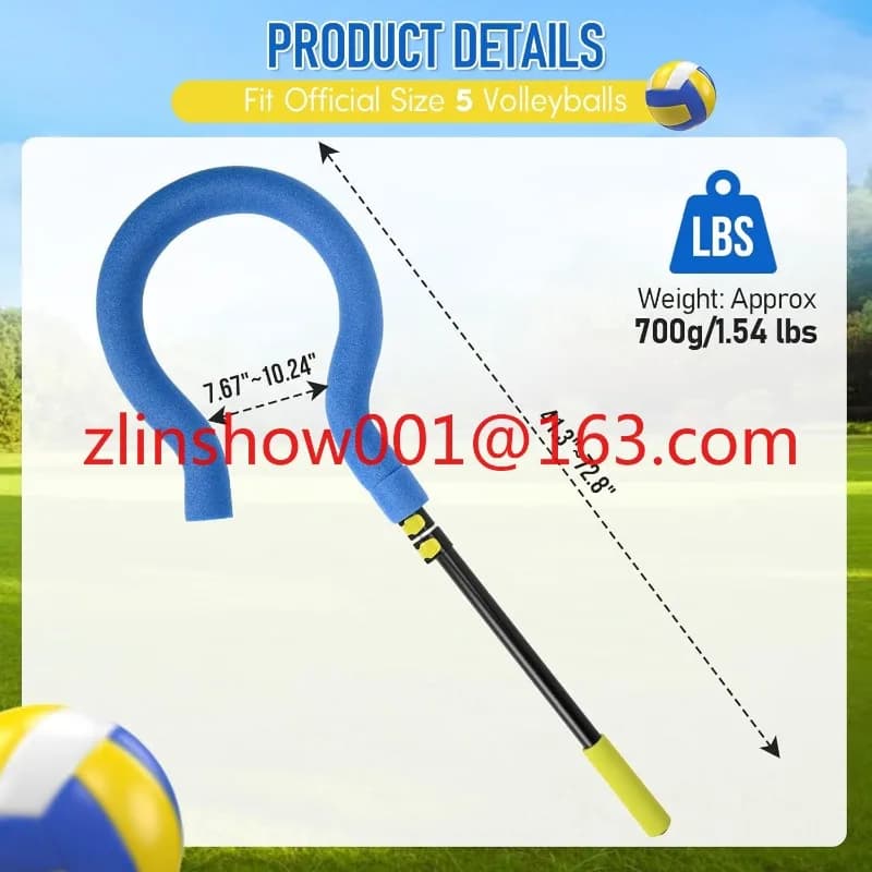 Volleyball Setter Equipment: a beautiful large hook for question mark to hold the ball, used to serve or hit drills.
