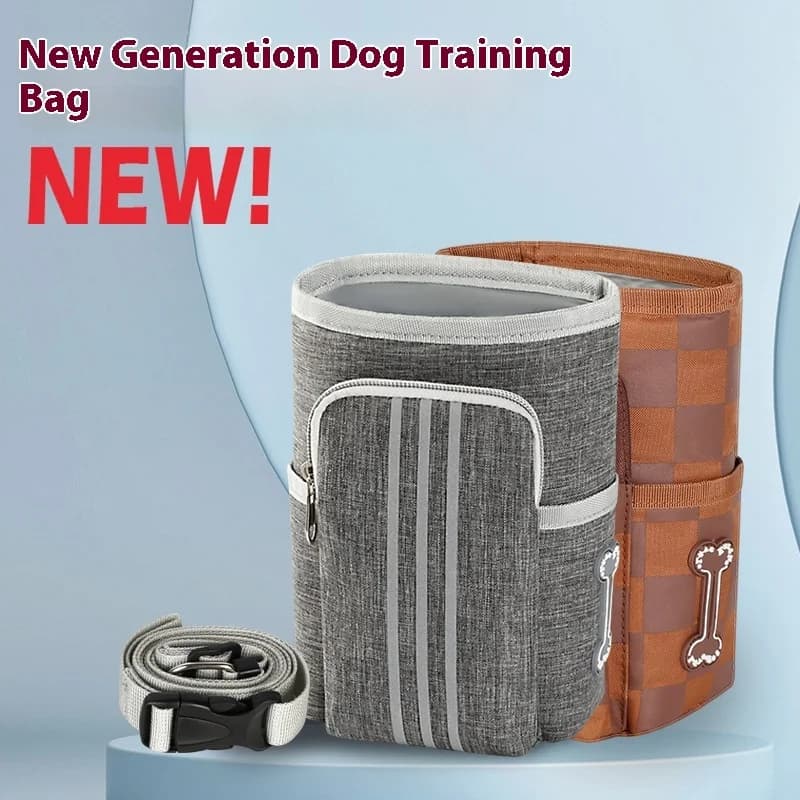Borsa per dolcetti per addestramento del cane Borsa da viaggio magnetica impermeabile per addestramento del cane Custodia per dolcetti per animali Snack da passeggio per animali Contenitore conveniente
