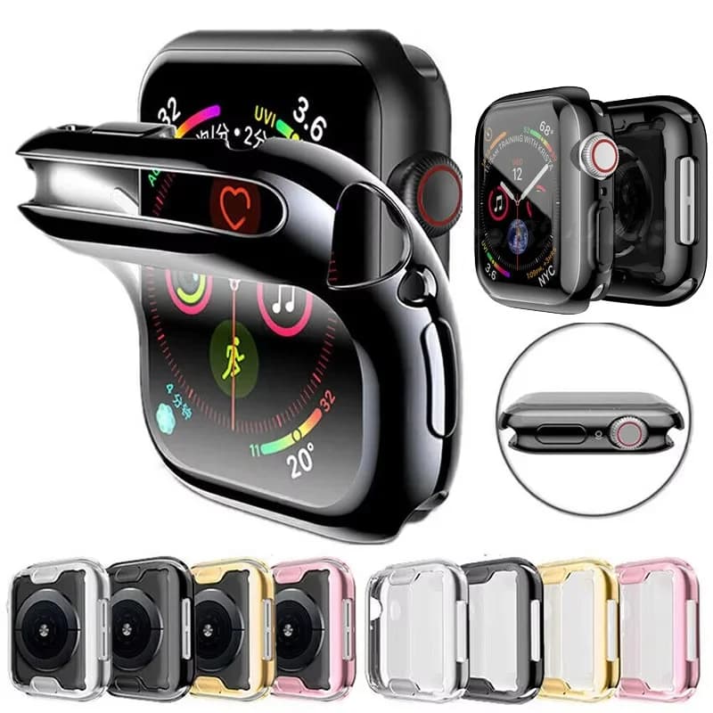 Cover per Apple Watch Ultra 3 2 1 49mm TPU Custodia protettiva per schermo intero iWatch Series 9 8 7 6 5 4 SE 45mm 41mm 44mm 40mm 42mm 38mm