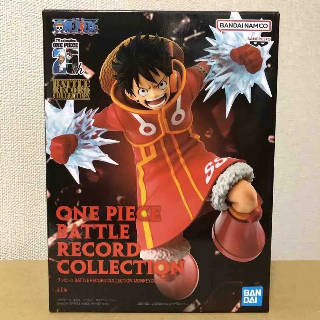 Original Bandai BRC One Piece Monkey D. Luffy Battle Record Collection Action Anime Figure Pvc Model Collectible Toys 14Cm
