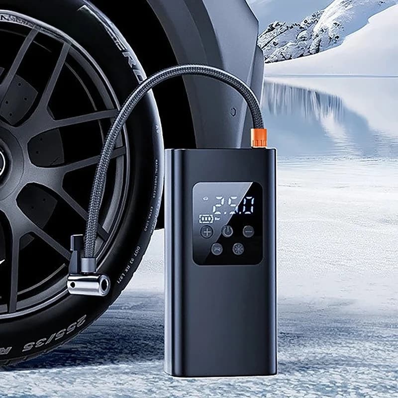 CSDOH 150PSI Gonfiatore per pneumatici wireless Gonfiatore per pneumatici per auto senza fili digitale per moto Palline per biciclette Pompa d'aria compressore portatile