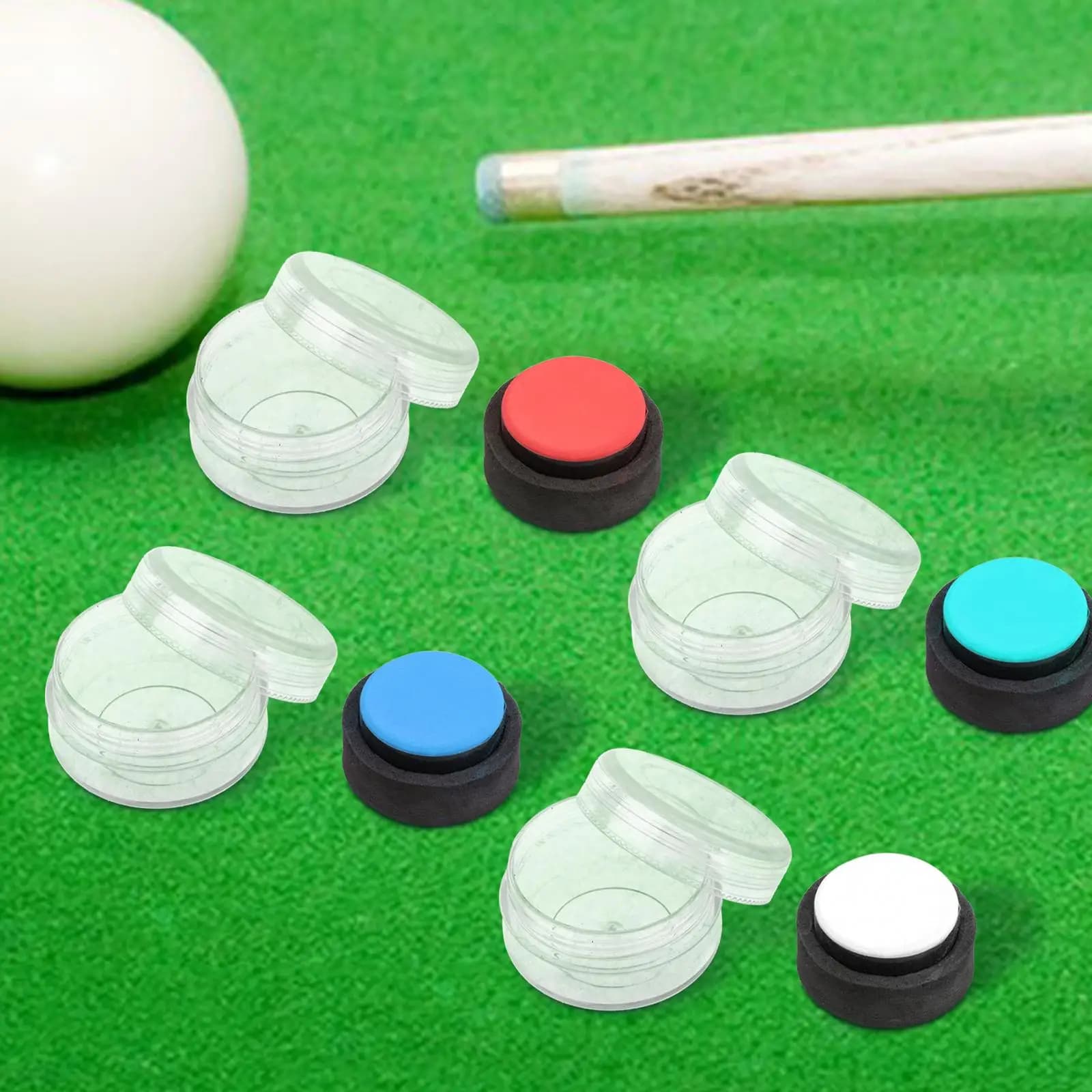 Gesso per stecca da biliardo Gesso da biliardo ad alte prestazioni Aumenta l'attrito Portatile Pratico torneo Utilizzare accessori per la casa del club