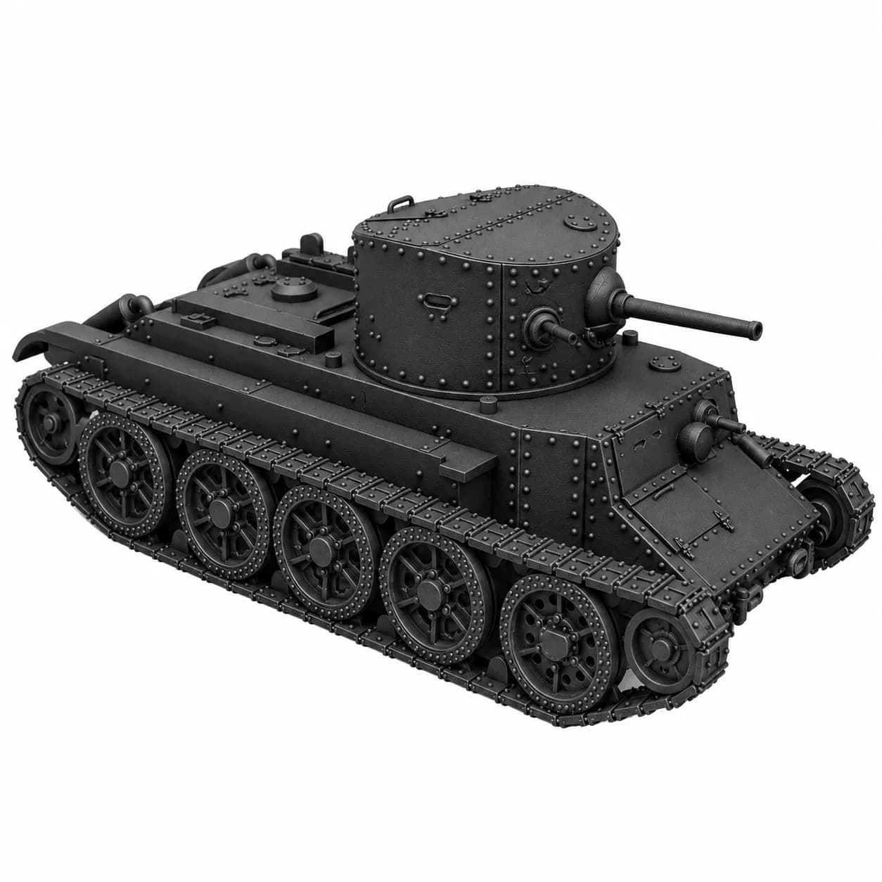 SSMODEL 1/72/ 1/100 1/144 1/200 Multi-Scale BT-2 N.M. Toskin Soviet medium tank Resin Model Kit TSS0096