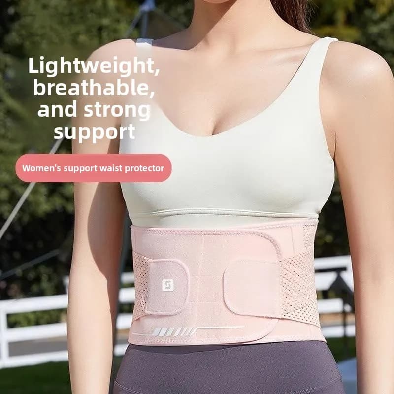 Cintura di Supporto per Fitness Femminile, Cintura per Corsa e Allenamento, Fascia Addominale, Cintura Protettiva per Badminton