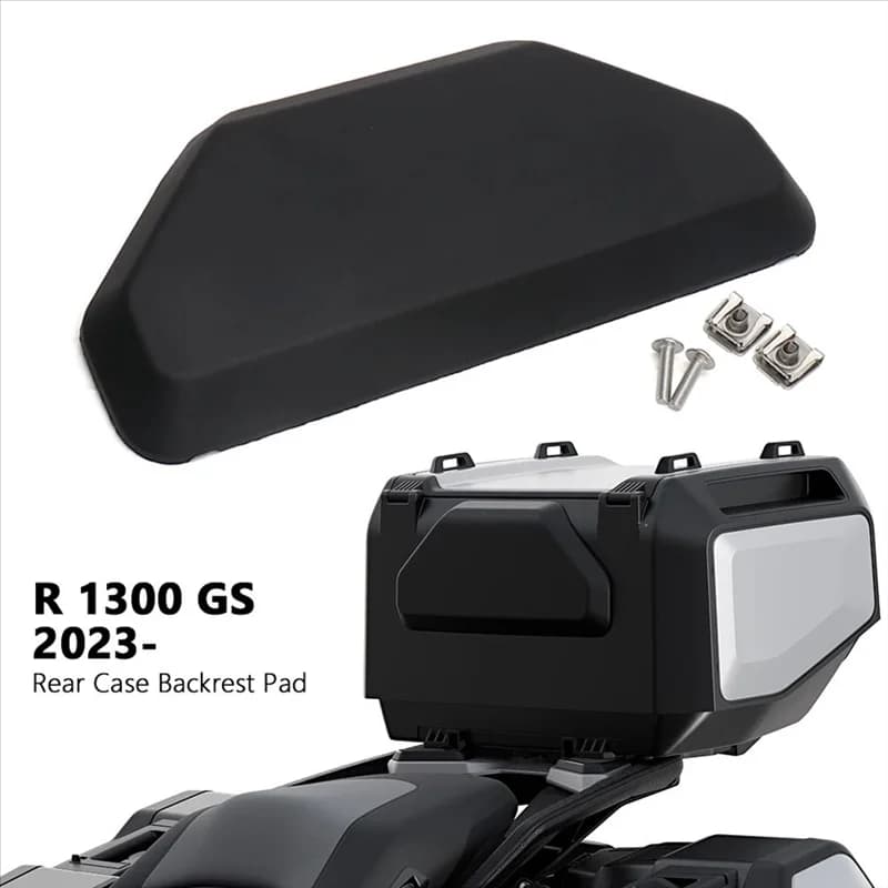 Schienale passeggero compatto per moto Cuscino posteriore antiurto per bauletto posteriore Cuscino per bagagli per BMW R1300GS R 1300 GS 2023 2024