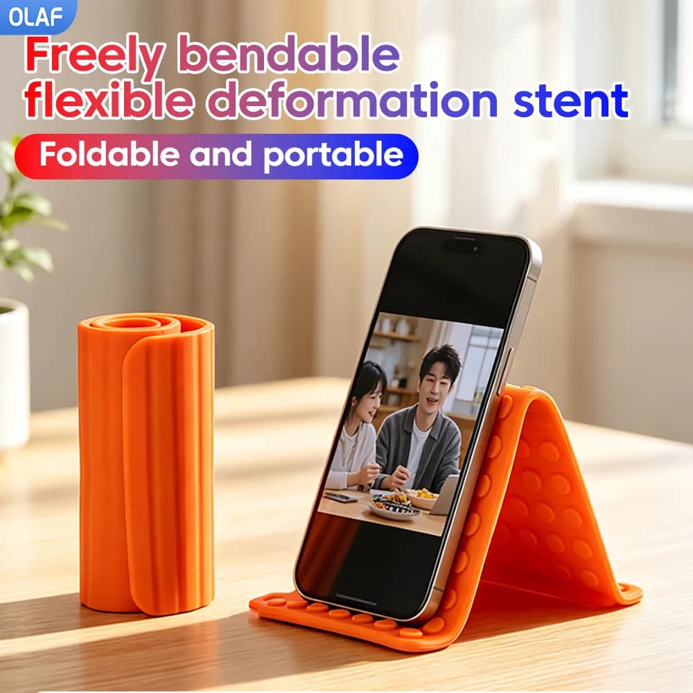 Arbitrarily Foldable Creative Deformation Multi Functional Lazy Stand Universal Desktop Holder For Phones Tablet Laptop Bracket