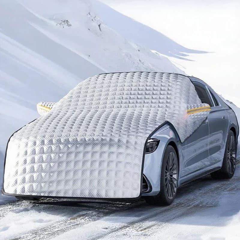 Parabrezza per auto, parasole da neve, protezione impermeabile, copertura per parabrezza anteriore, parasole estivo e invernale a doppio scopo