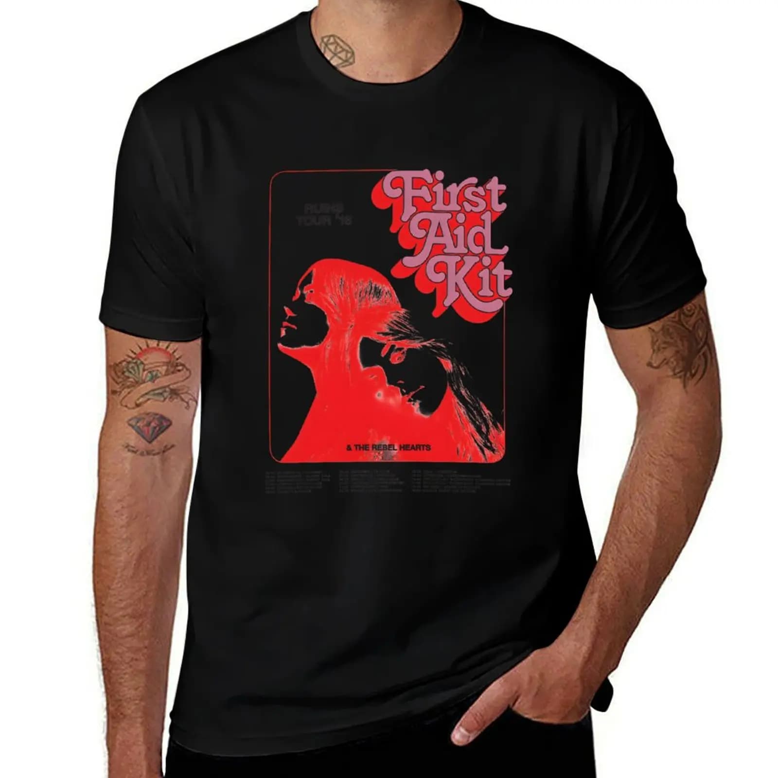 T-shirt First Aid Kit Band retro115 T-shirt leggera per le vacanze