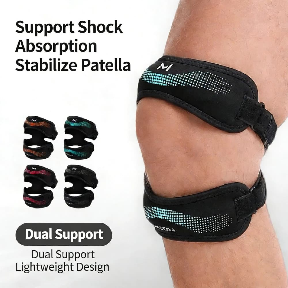 1 Pezzo Fascia Regolabile per Tendine Rotulee, Supporto per Ginocchio per Uomini e Donne, Stabilizzatore Rotulare per Alleviare il Dolore durante Corsa e Basket