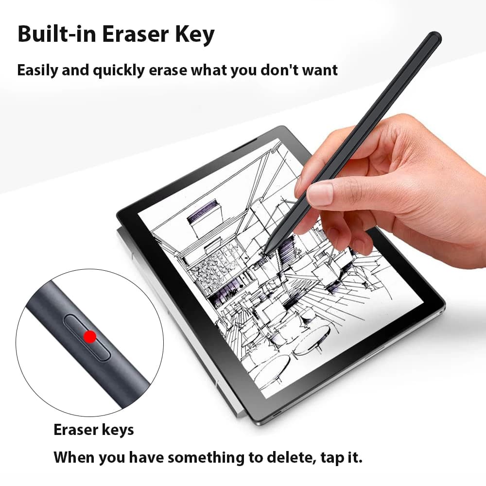 Nuova S Pen 2025 per Samsung Galaxy Tab S9 FE S8 S7 S6 Lite, Stilo con 4096 Livelli di Sensibilità alla Pressione e Riconoscimento del Palmo per Disegno e Appunti