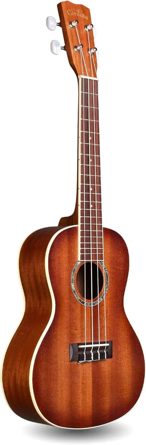 Edgeburst Electric Concert Ukulele, 15 cm Body, E Tuning