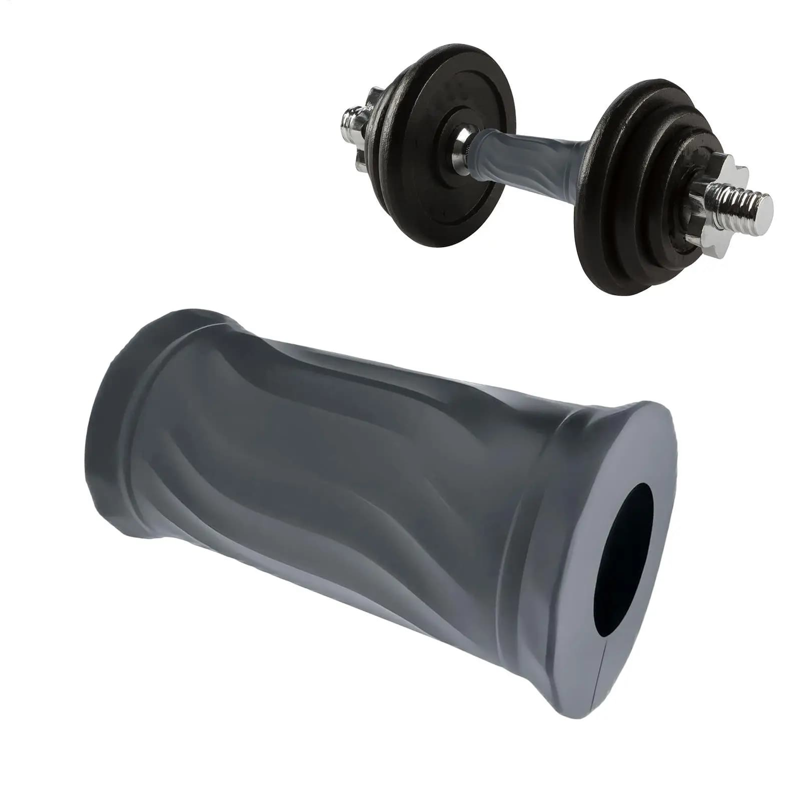 Dumbbell Grips Thickened Ergonomic Silicone Dumbbell Grips For Men For Gym Home Playground Cable Machines Ropes Kettlebells