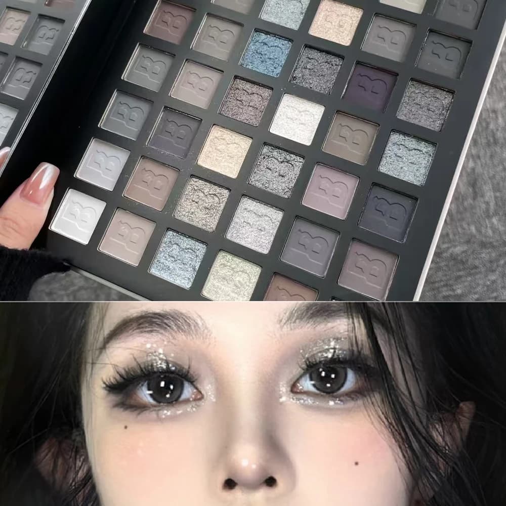 Moisturized Shade Plate Matte Perlescent Flash Explosive Plate for Shade Grey Glossy Concrete Makeup for Korean Eye 42 Colors