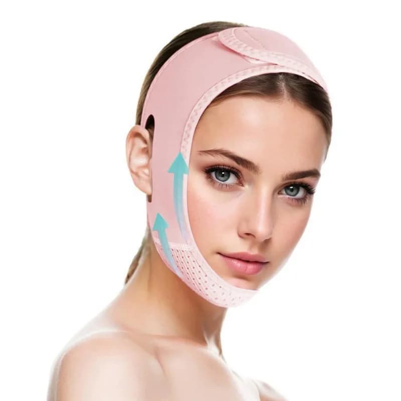 Cintura Modellante Viso a V per Donne, Fascia Snellente per il Viso, Cinghia per Sollevare Guance e Mento, Strumento Anti-Rughe per la Cura del Viso