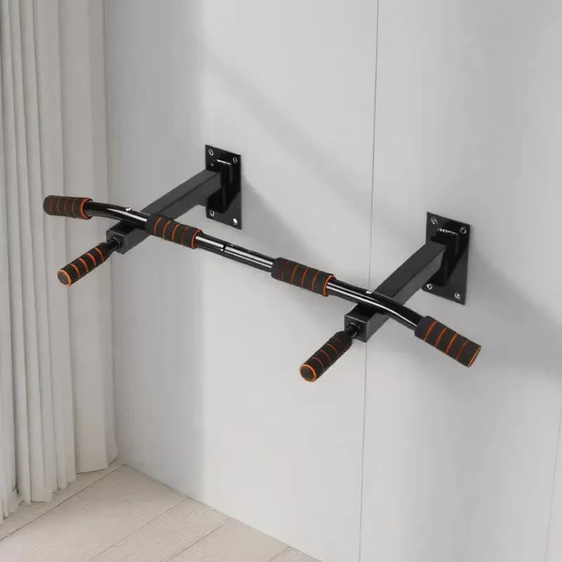Single Horizontal Bar for Fitness, Steel Traction Equipment with Home Design