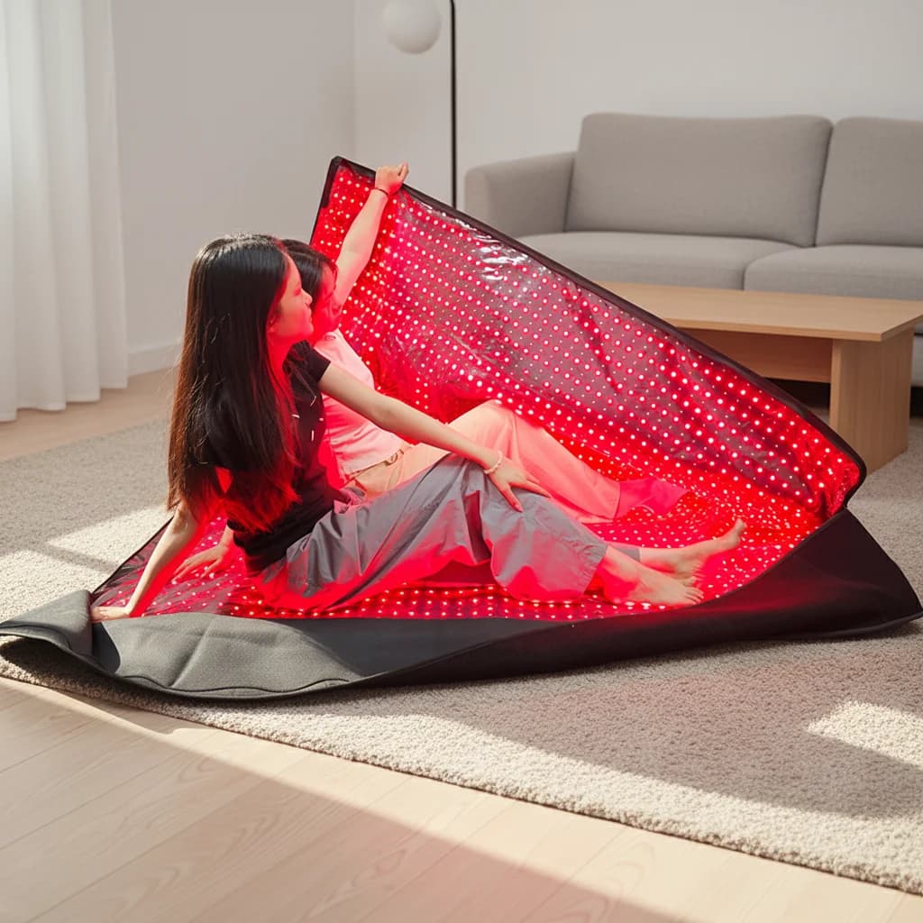 Red Light Therapy Infrared Sauna Blanket, Full Body Pain Relief, Handheld Portable for Home Commercial Use, Sleeping Bag