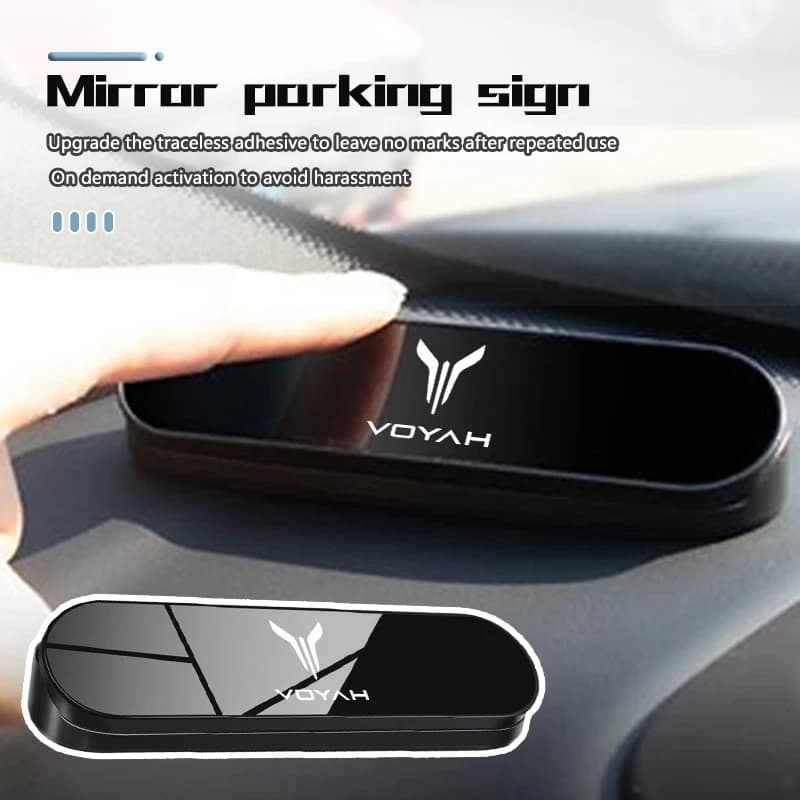 Semplice Auto Parcheggio Temporaneo Carta Numero di Telefono Titolare Accessori Per Interni Auto Per Voyah Free Dreamer Courage Passion 2021 2022