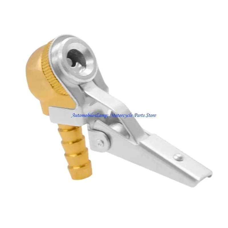 H7BD 8mm 12mm Tire Pressure Inflator Chuck for Vehicle Motorcycle E Bike Bicycles Easy Use No Leakage Copper Quick Connection