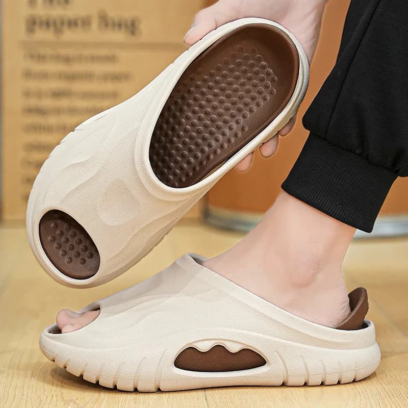 Pantofole da uomo estive nuove suola morbida sandali morbidi comfort scarpe da spiaggia antiscivolo impermeabili da esterno pantofole sportive casual alla moda