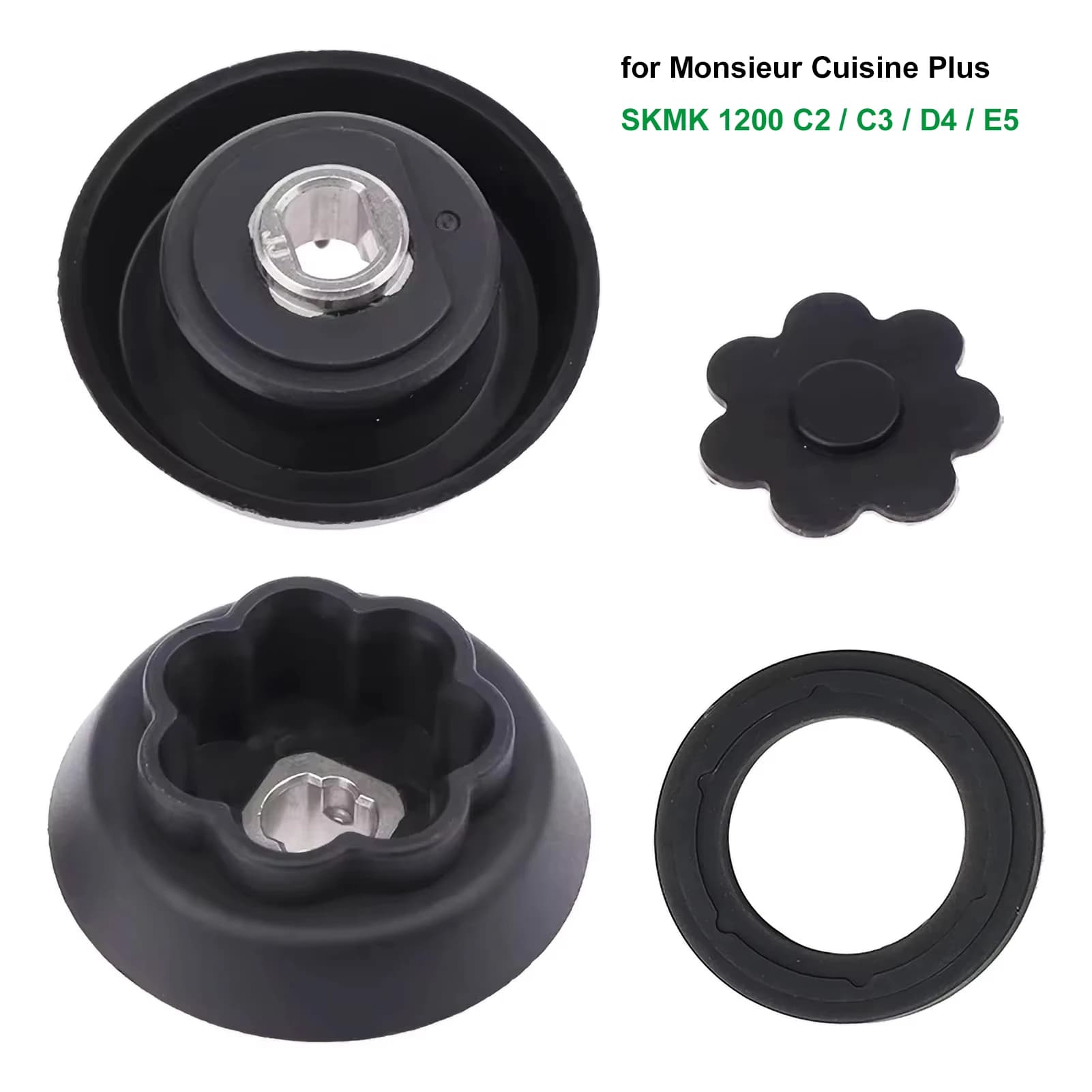 Ruota motrice lama frullatore 7 marce per Monsieur Cuisine SKMK 1200 C2/C3/D4/E5 Accoppiamento guida 7T Interruttore a parete Testa a fungo