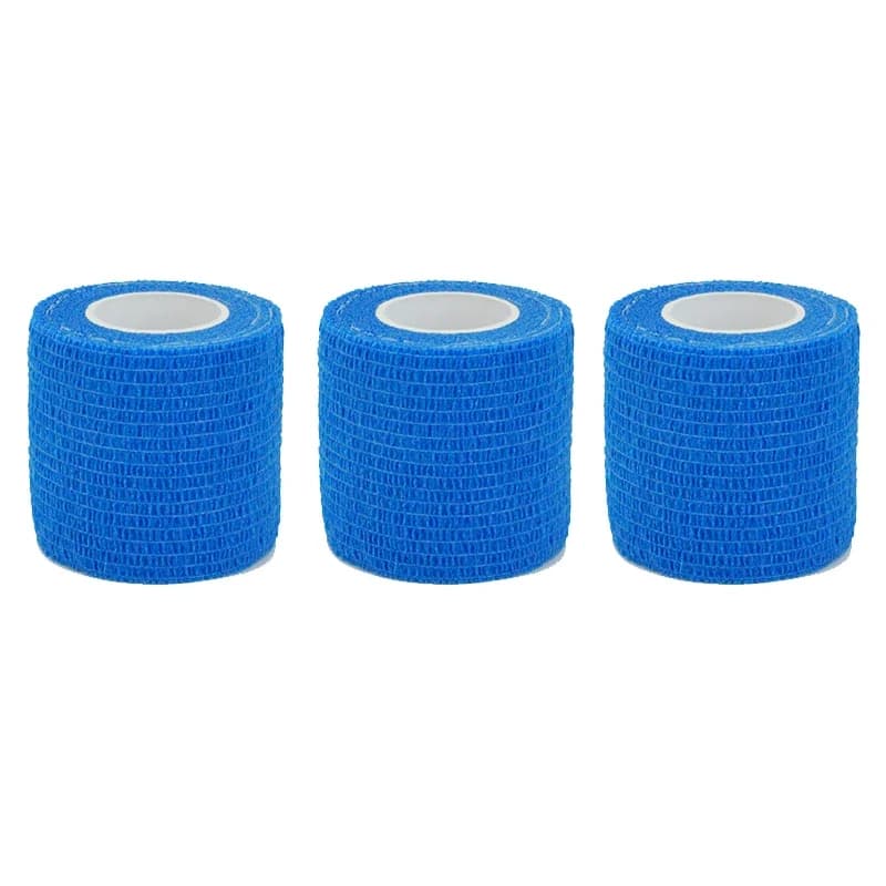 6 pezzi fasciatura impermeabile terapia di movimento autoadesiva sport nastro muscolare articolazioni delle dita avvolgere kit di pronto soccorso benda elastica per animali domestici