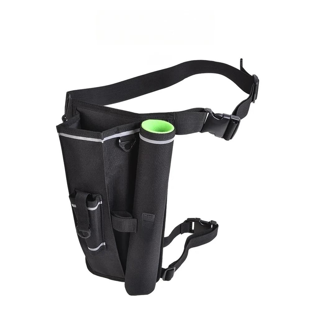 Fishing Tackle Leg Bag Canvas Bait Loader Rod Holder Waterproof Multi-pocket Multi-Functional Fishing Bags
