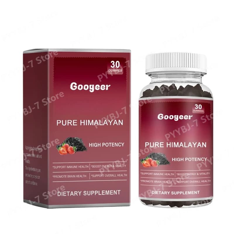 Googeer Vitamina C in Gommose, Integratore Alimentare per Adulti, Supplemento ad Alta Potenza per Energia, Sistema Immunitario e Salute Cerebrale, Confezione da 30