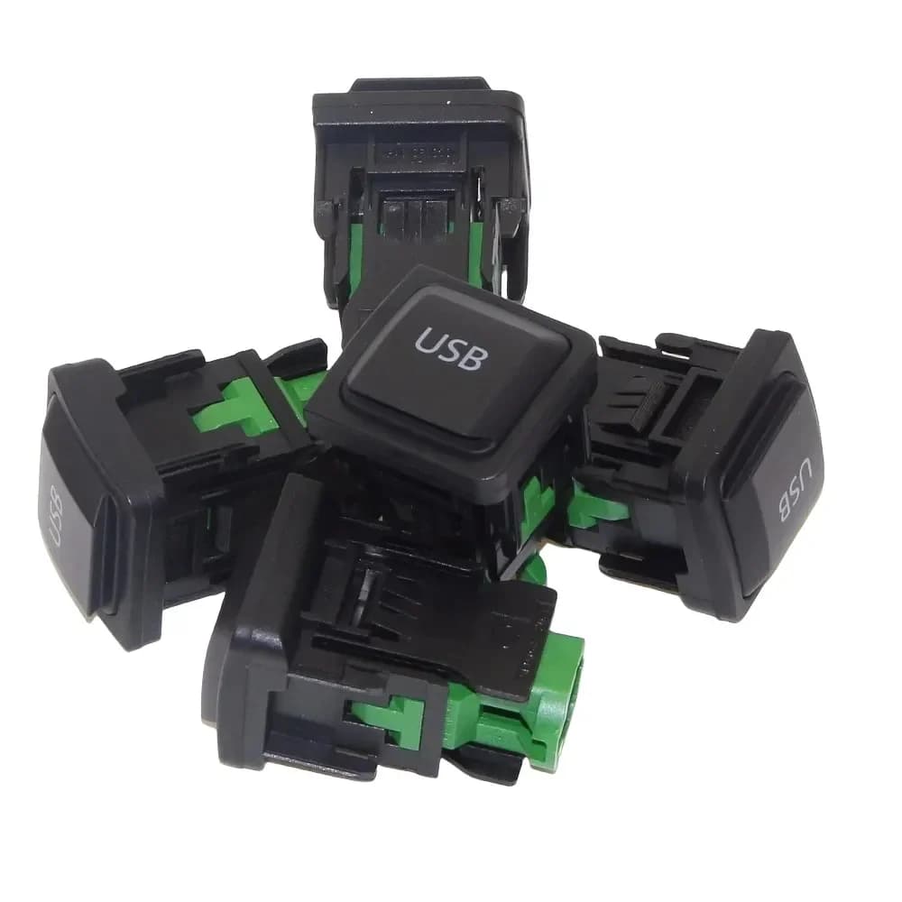 5pcs For RCD 510 USB Switch Plug For VW Jetta MK5 MK6 Golf MK5 MK6 Scirocco 5KD 035 726 A 5KD035726 5KD 035 726A
