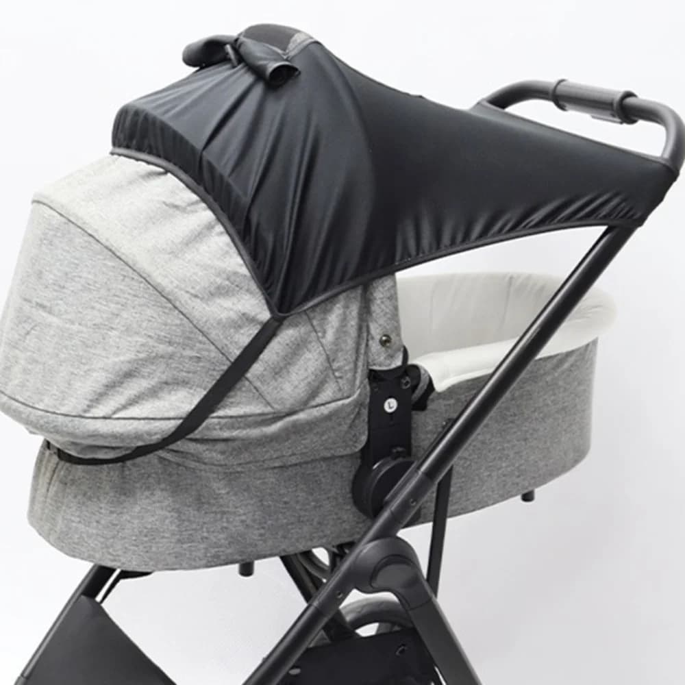 Copertura Parasole Estensibile per Passeggino, Protezione Solare Leggera, Tettuccio Traspirante e Impermeabile per Carrozzina, Visiera per la Cura del Bambino