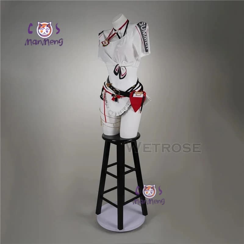 Anime Hololive Vtuber Houshou Marine Costume Cosplay Estate spiaggia bikini uniforme festa di Halloween costume da bagno donna sexy S-XXL