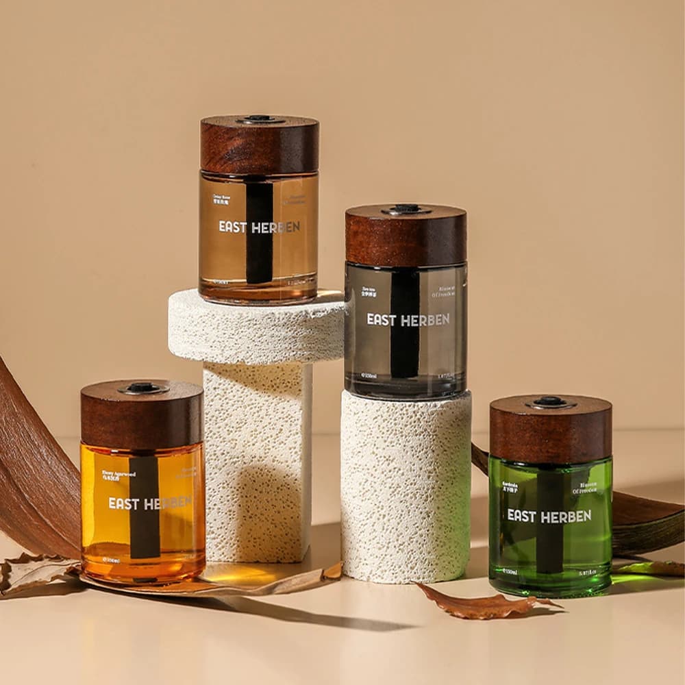 150 ml natural vegetable car deodorant - Aromatherapy with essential oils for interior, fragrances and long lasting deodorization