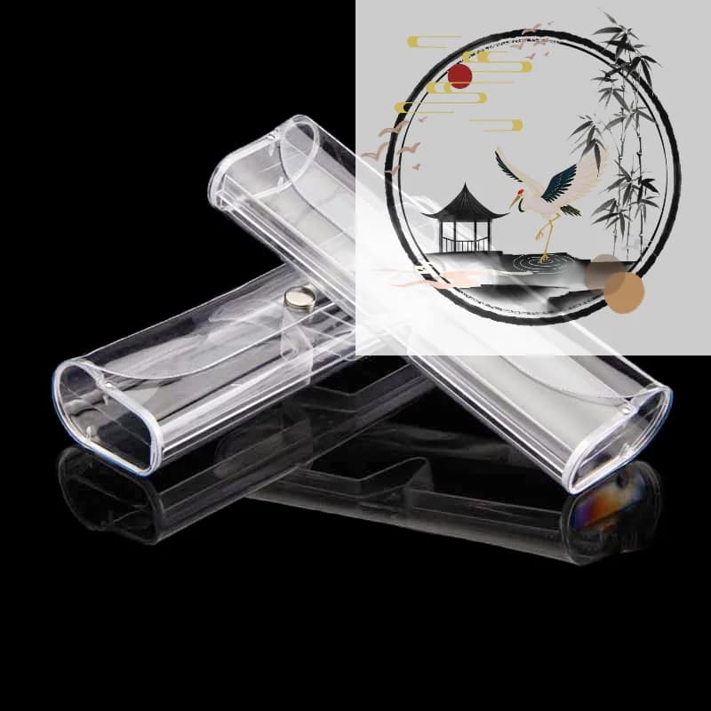 Ultralight Portable Reading Glasses Case Box Transparent Small Storage Holder Eyeglasses Organizer for Men and Women