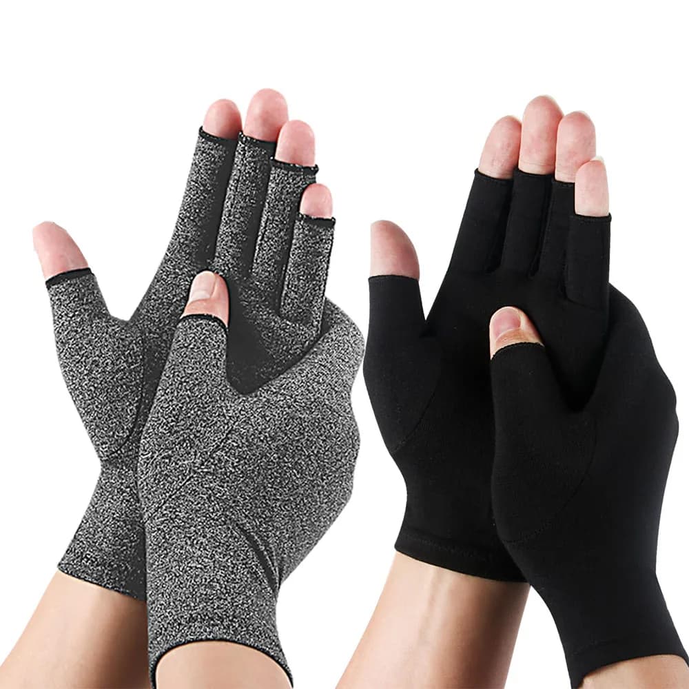 Guanti a compressione da 1 paio | Supporto per Polso con Impugnatura Antiscivolo, Compatibile con Touchscreen, per Donne e Uomini