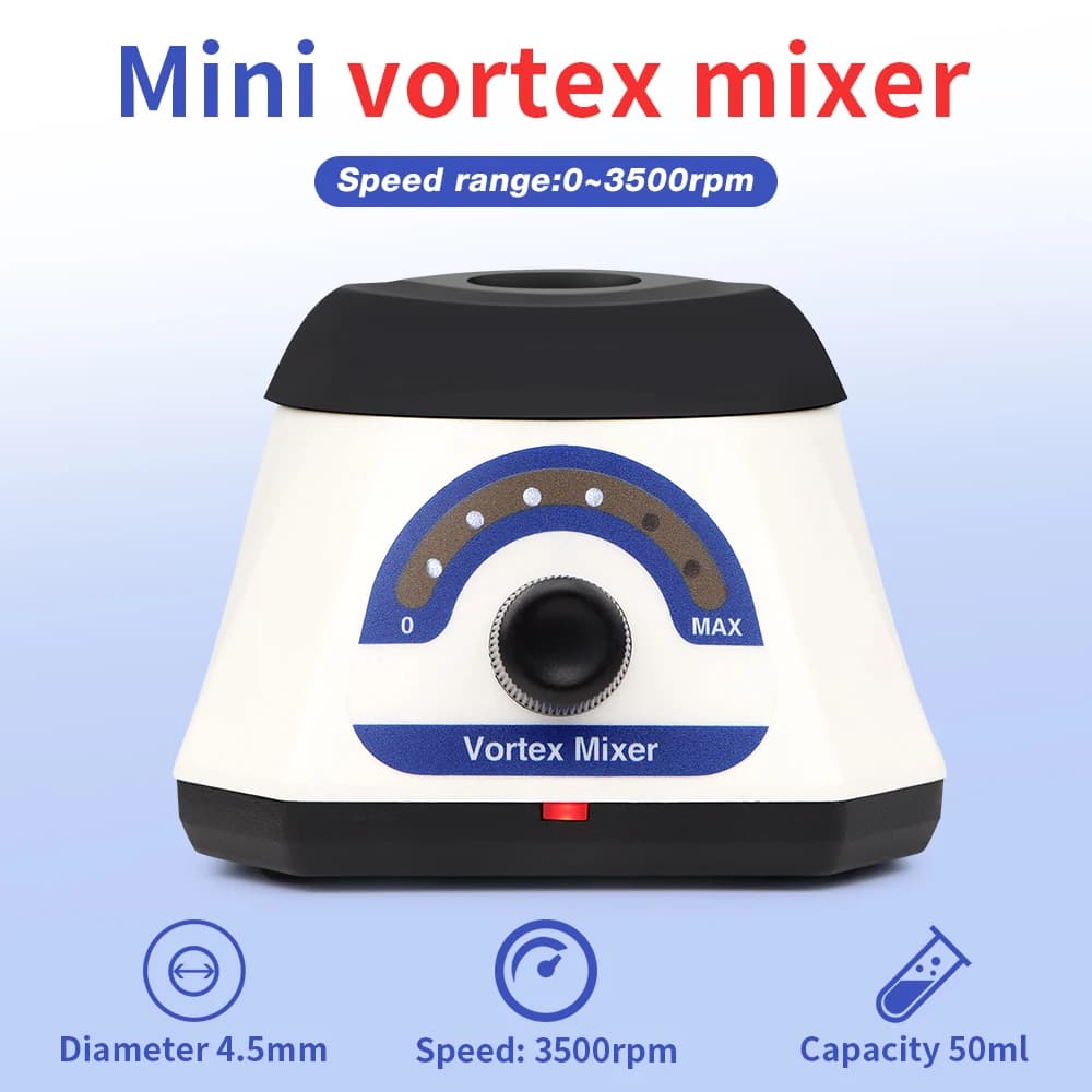 VM1S Mini Vortex Mixer 3500 giri/min Velocità regolabile Mixer 50ml Agitatore liquido Frullatore elettronico Inchiostro per tatuaggi Unghie Smalto Swirl Mixer