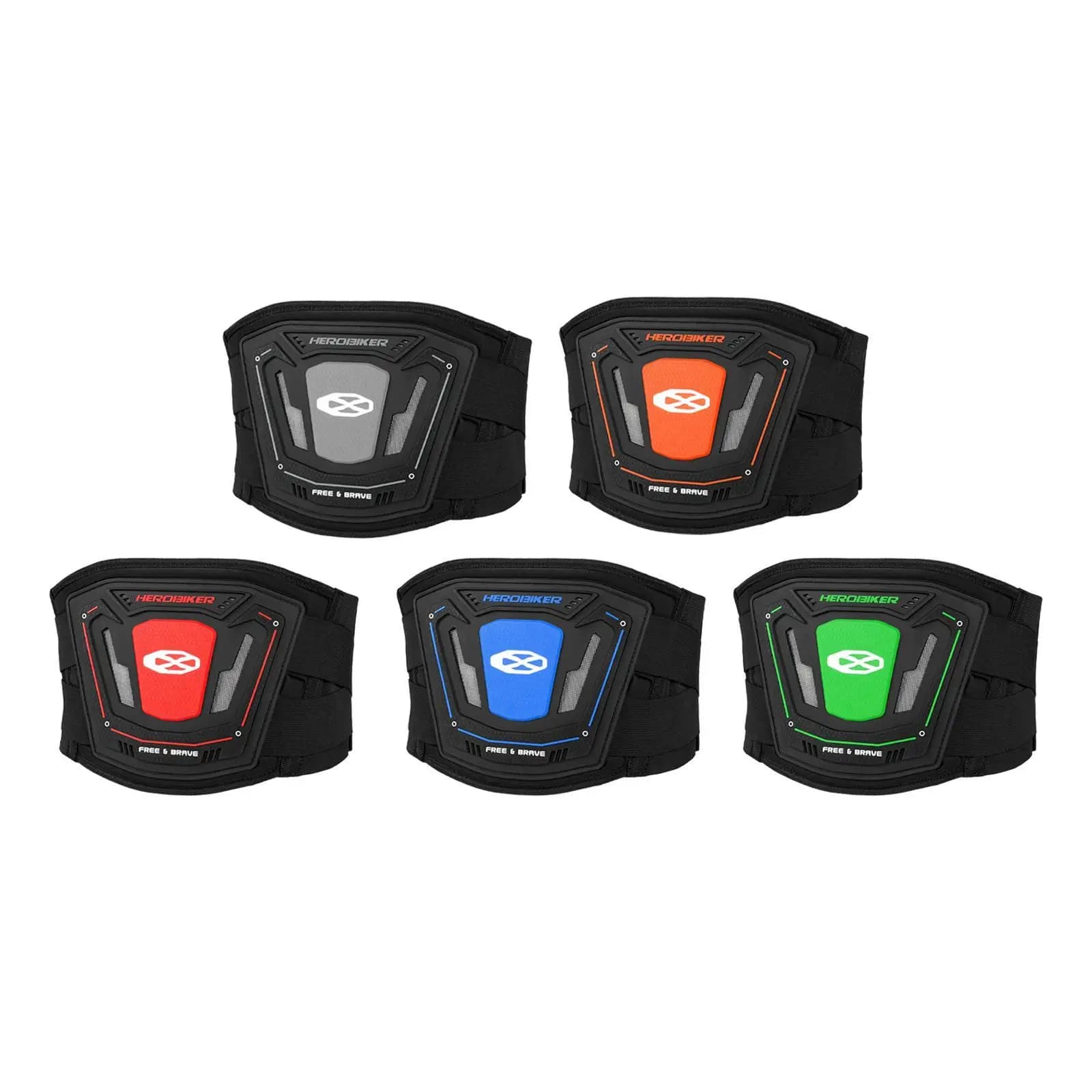 Motorcycle Kidney Belt Back Brace Breathable Gym Adjustable for Outdoor Motocross Cycling Skating Riding