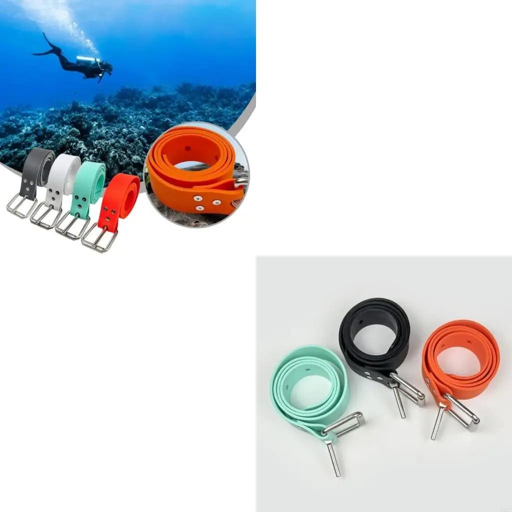 Underwater Weight Belt with Snorkeling Belt Silicone Belt Silicone Belt Easy to Use