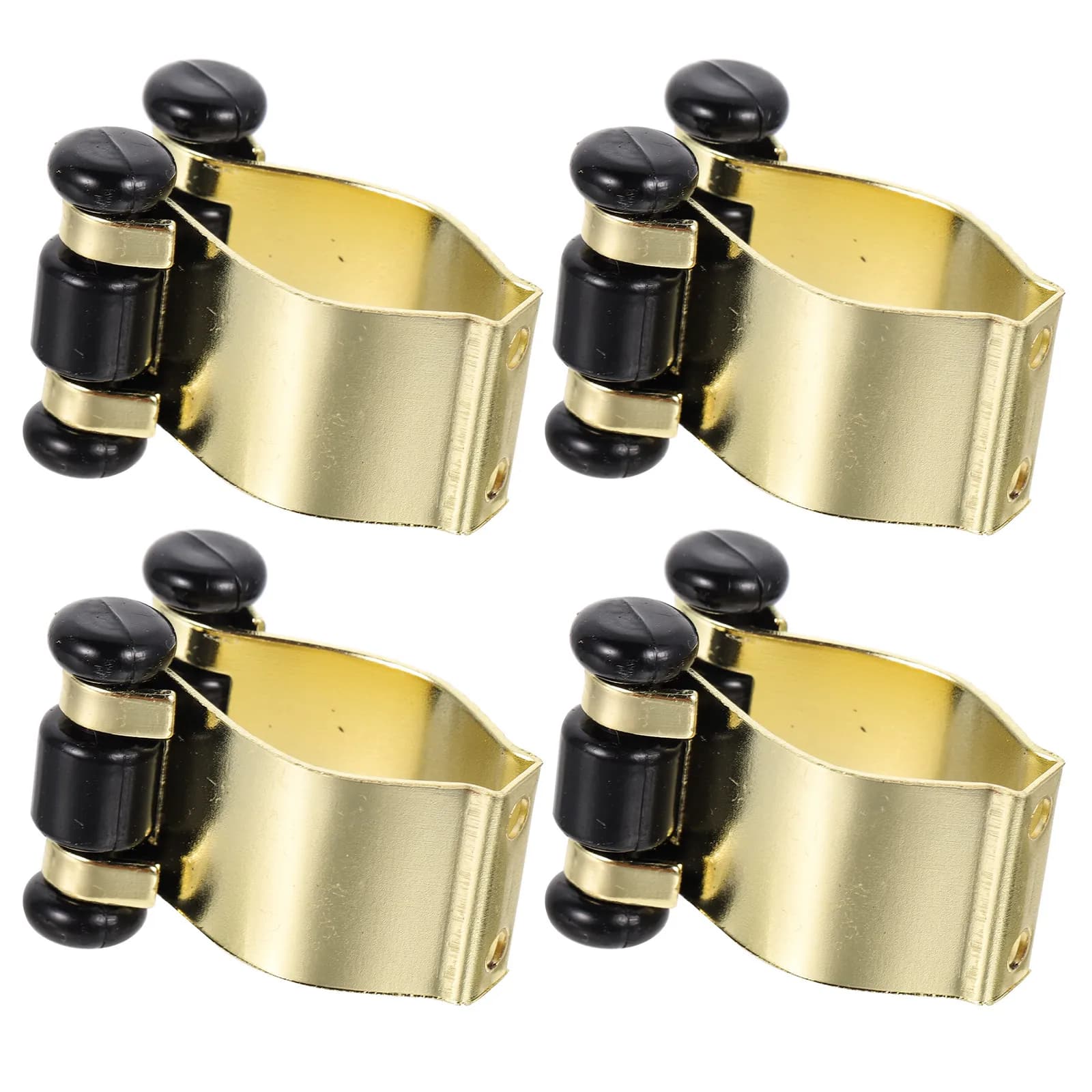 4 Pezzi Morsetto Portacanna in Metallo Resistente per Tavolo da Biliardo, Porta Canna da Pesca, Clip Compatta Leggera per Club